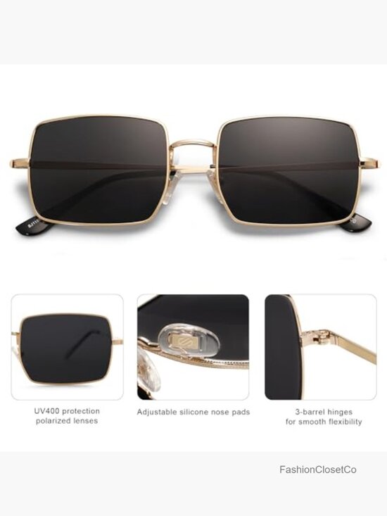 Rectangle Polarized Sunglasses with UV400 Protection main image 4
